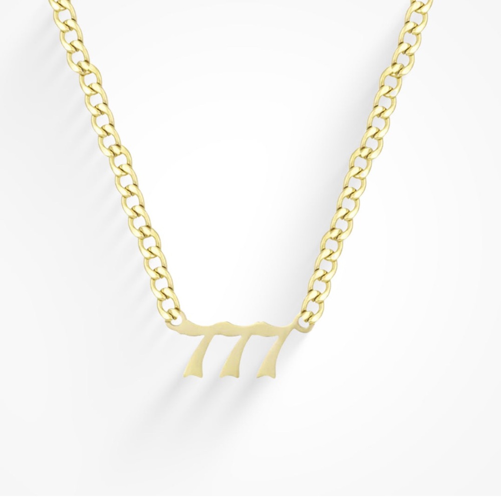 Evry Jewels Angel Number Necklace